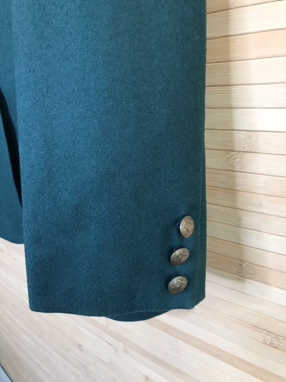 PENDELTON Blazer Jacket Womens Sz 14 Forest Green 100% Virgin Wool Made In USA - Picture 2 of 7